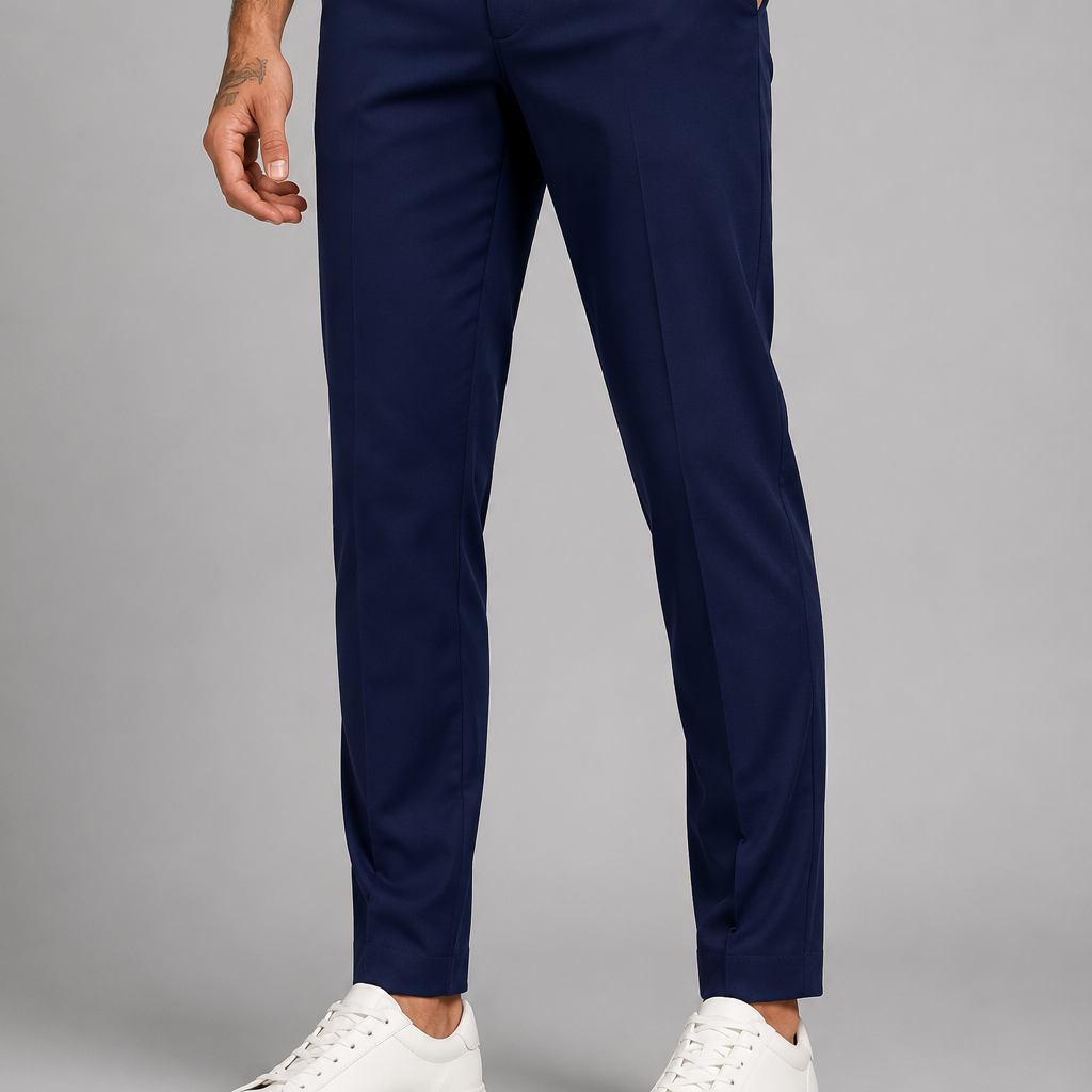 Spodnie Chino Slim Fit – Prosty Krój z Tkaniny Oddychającej, Na Co Dzień i Do Pracy