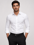 Klasyczna Koszula Slim Fit z Długim Rękawem – Elegancja, Która Mówi Sam za Siebie