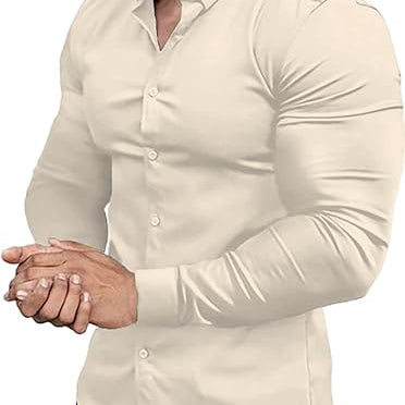 Koszula Slim Fit z Elastycznego Materiału - Nowoczesny Elegancki Krój