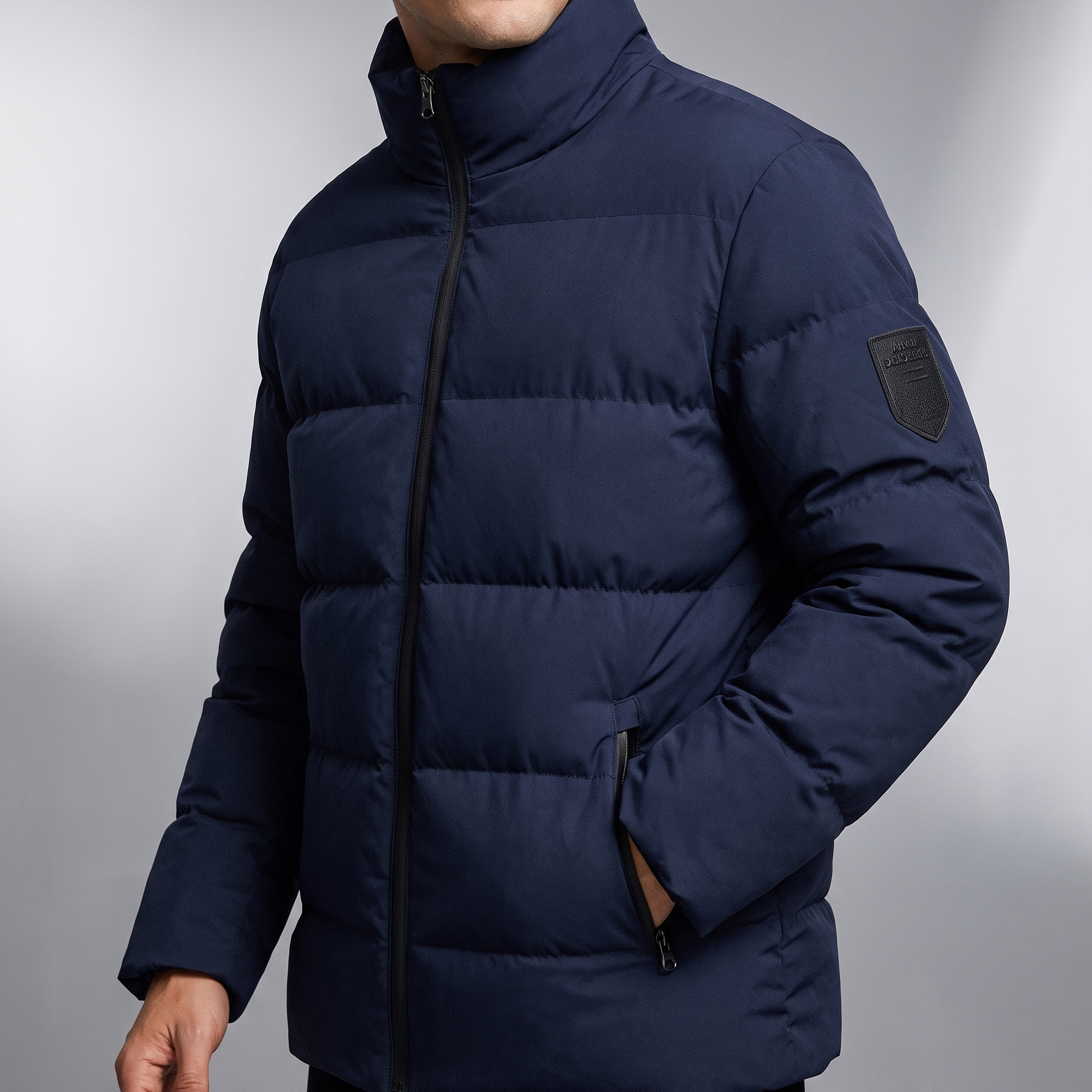 Kurtka zimowa unisex – ocieplana bawełną, grubsza, wygodna, na co dzień