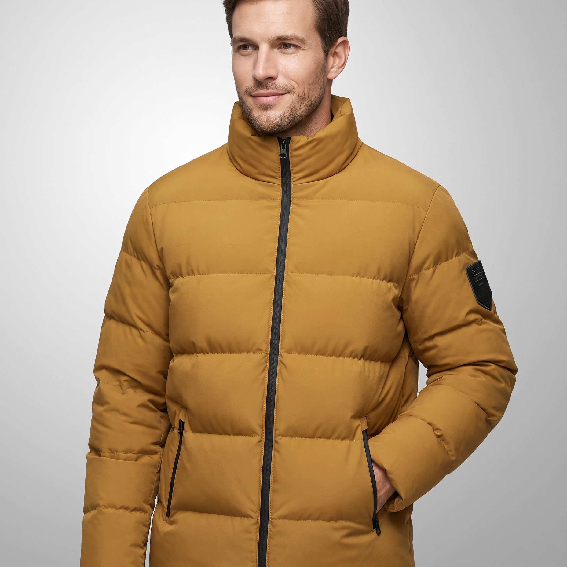 Kurtka zimowa unisex – ocieplana bawełną, grubsza, wygodna, na co dzień