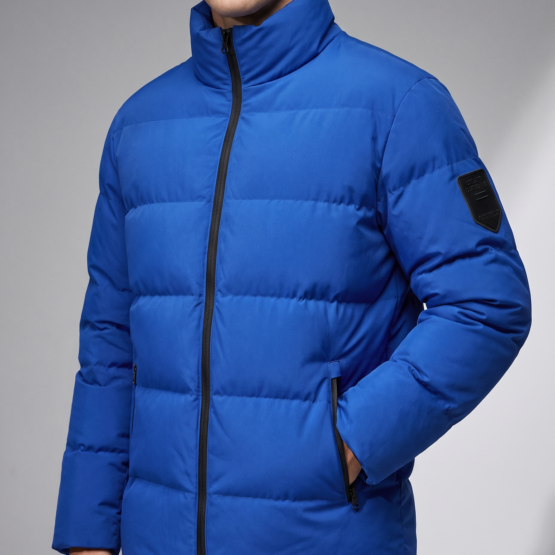Kurtka zimowa unisex – ocieplana bawełną, grubsza, wygodna, na co dzień