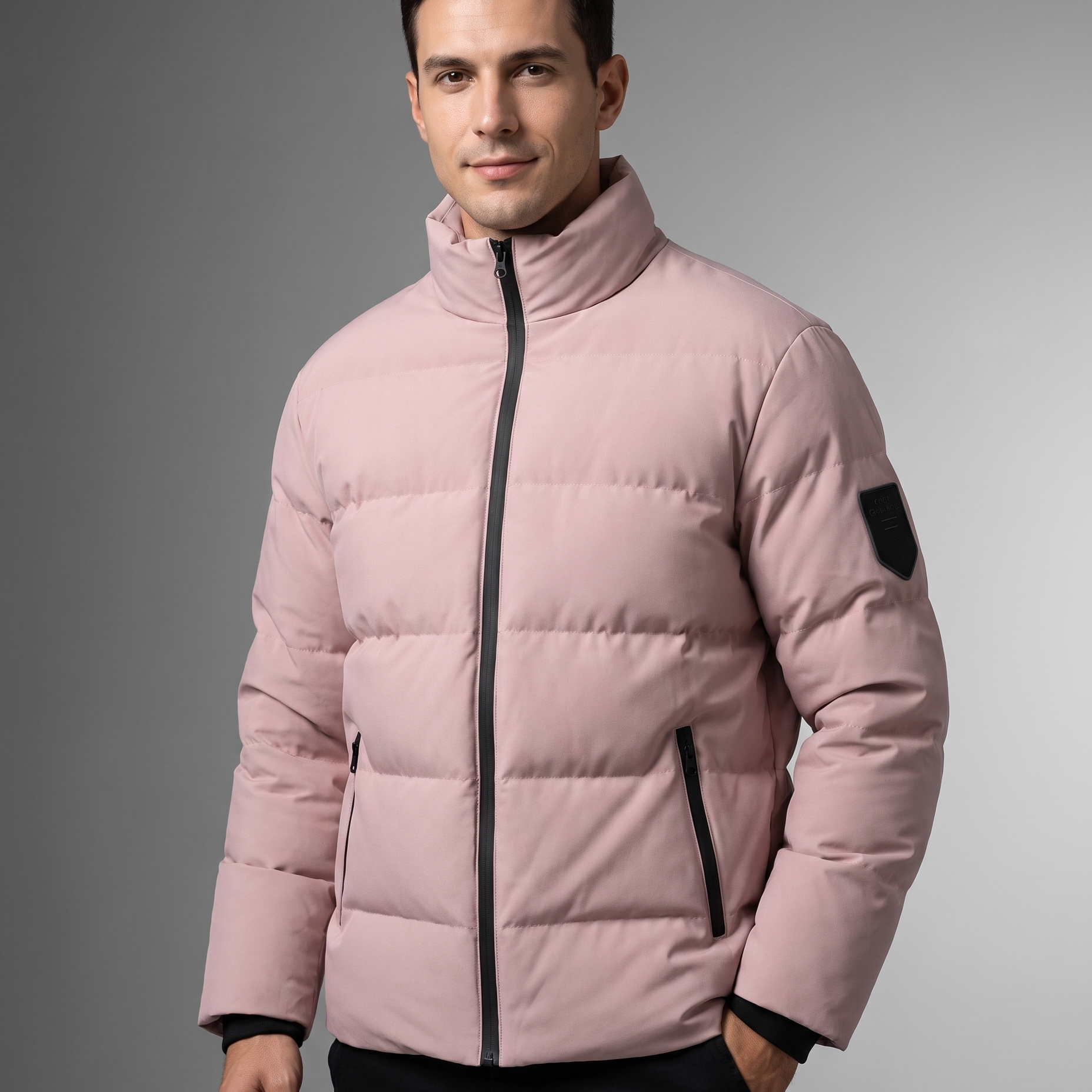 Kurtka zimowa unisex – ocieplana bawełną, grubsza, wygodna, na co dzień