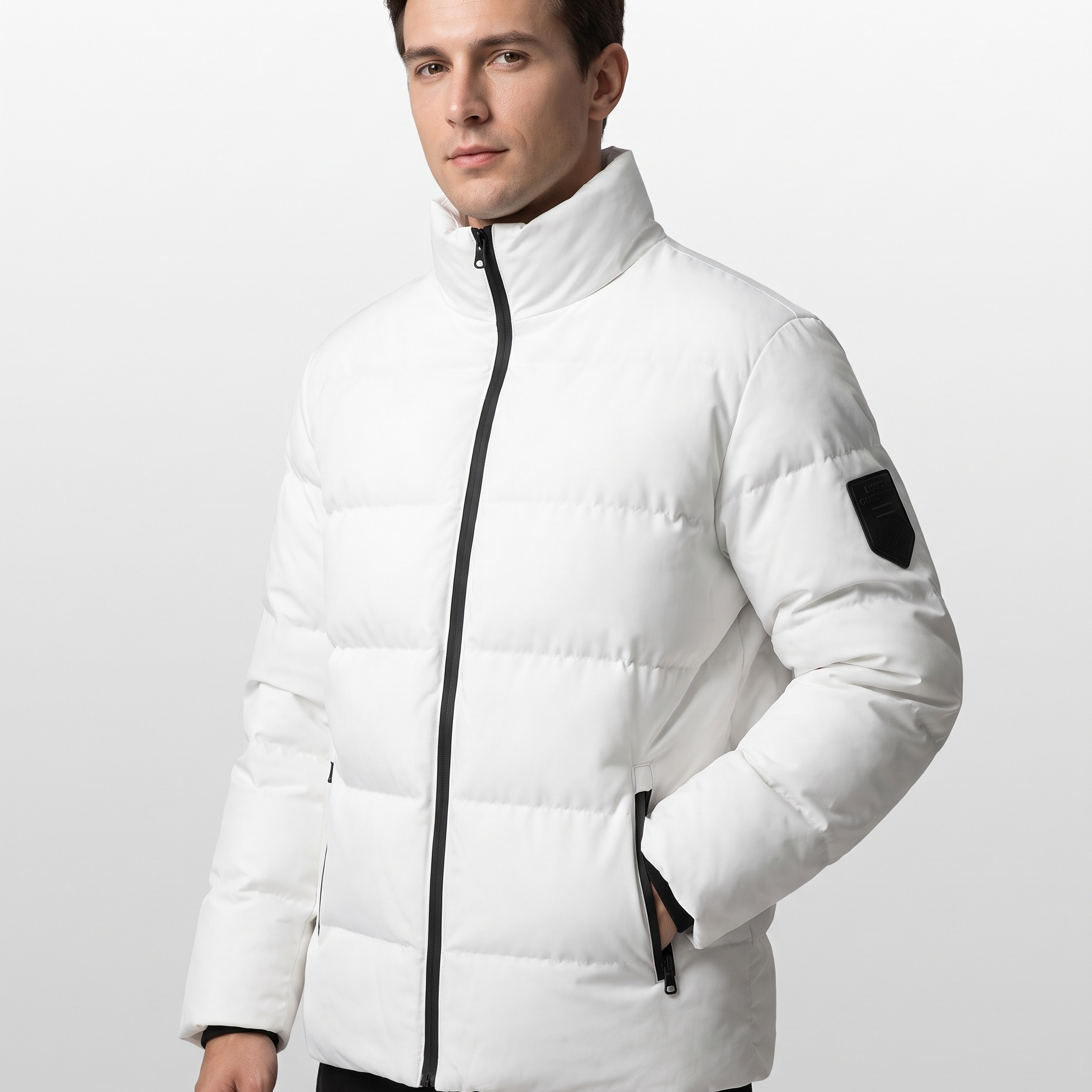 Kurtka zimowa unisex – ocieplana bawełną, grubsza, wygodna, na co dzień