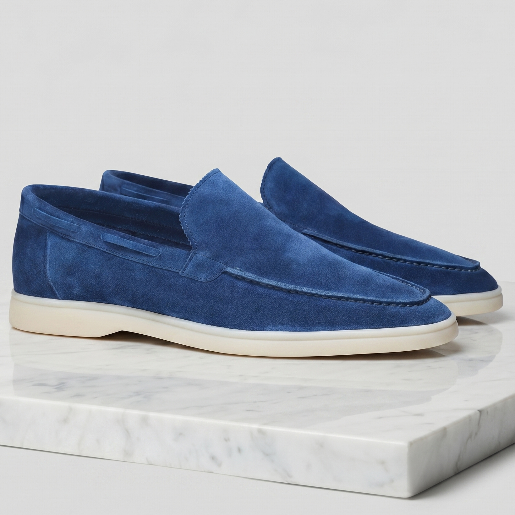 Loafersy Męskie – Zamszowe Wykończenie, Klasyczny Krój, Na Co Dzień i Formalnie