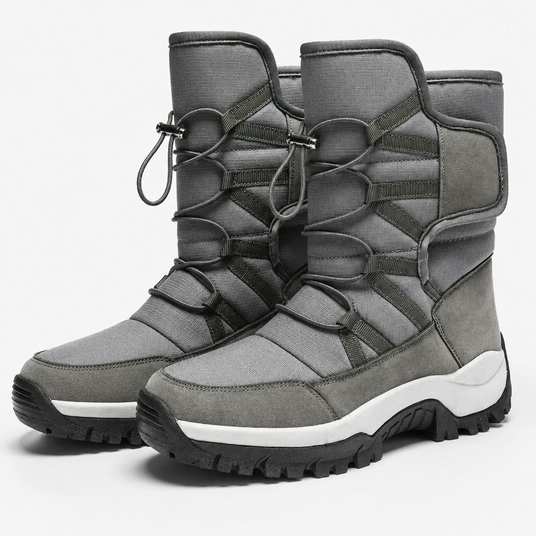 Męskie buty zimowe – wodoodporne, ocieplane pluszem, trekkingowe, outdoorowe