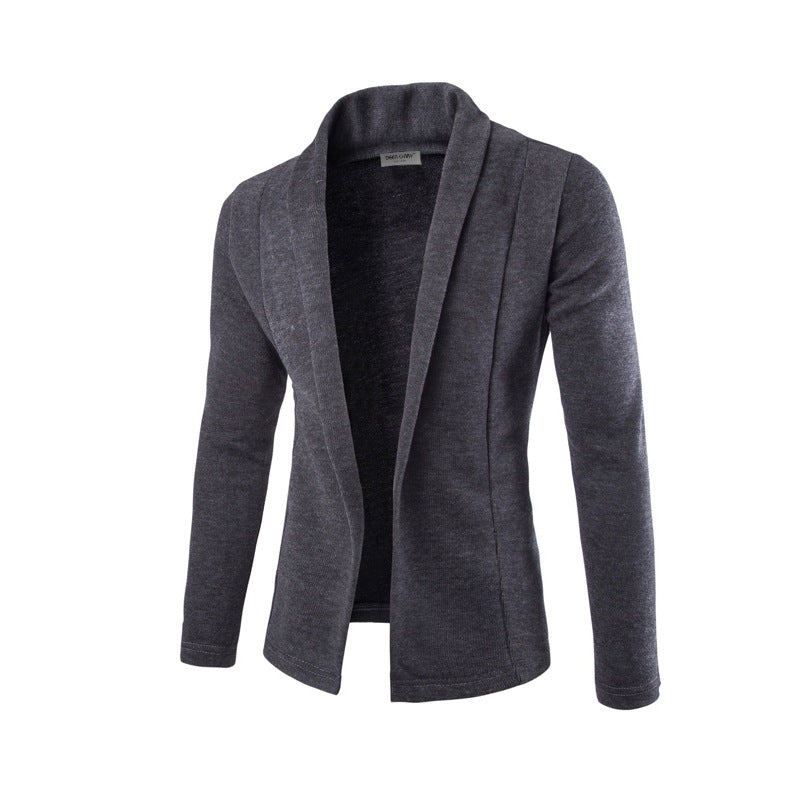 Marynarka Slim Fit z Materiału Elastycznego - Nowoczesna Struktura Eleganckie Codzienne