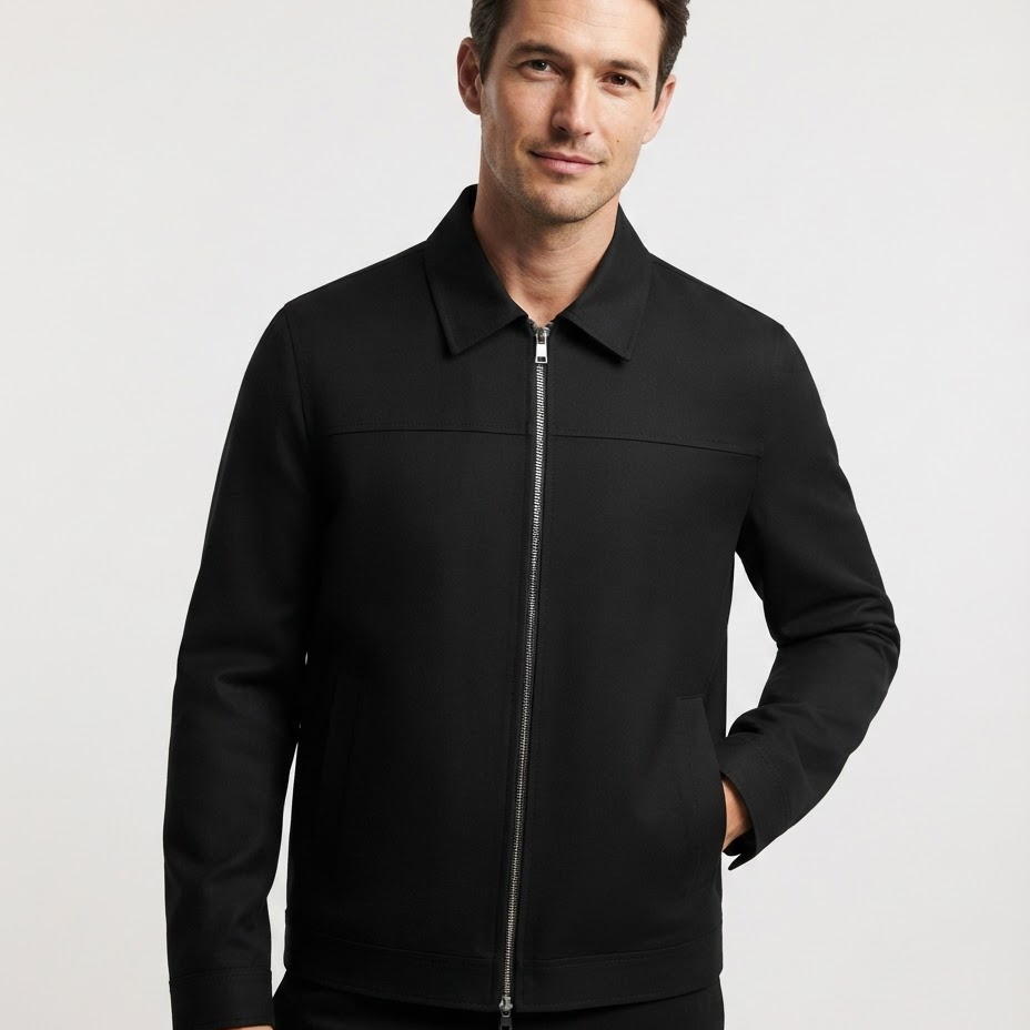 Męska kurtka Harrington – lekka konstrukcja, regularny krój, styl smart casual