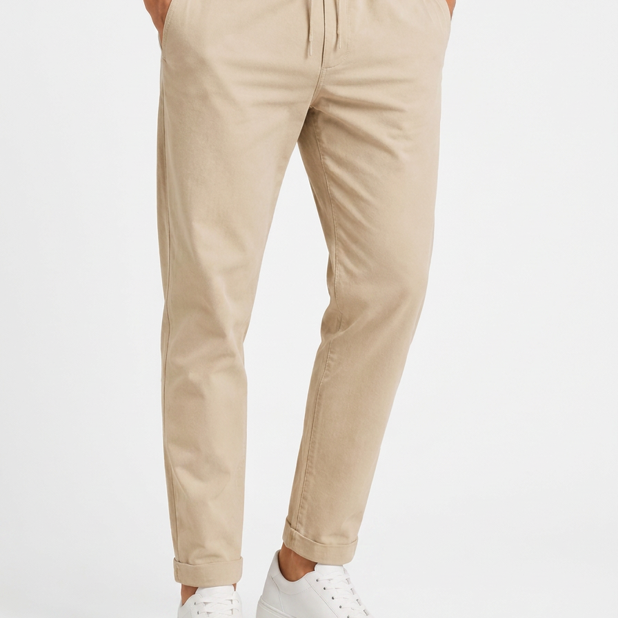 Spodnie Stretch o Luźnym Kroju – Elastyczne Spodnie do Stylizacji Smart Casual i Codziennego Noszenia