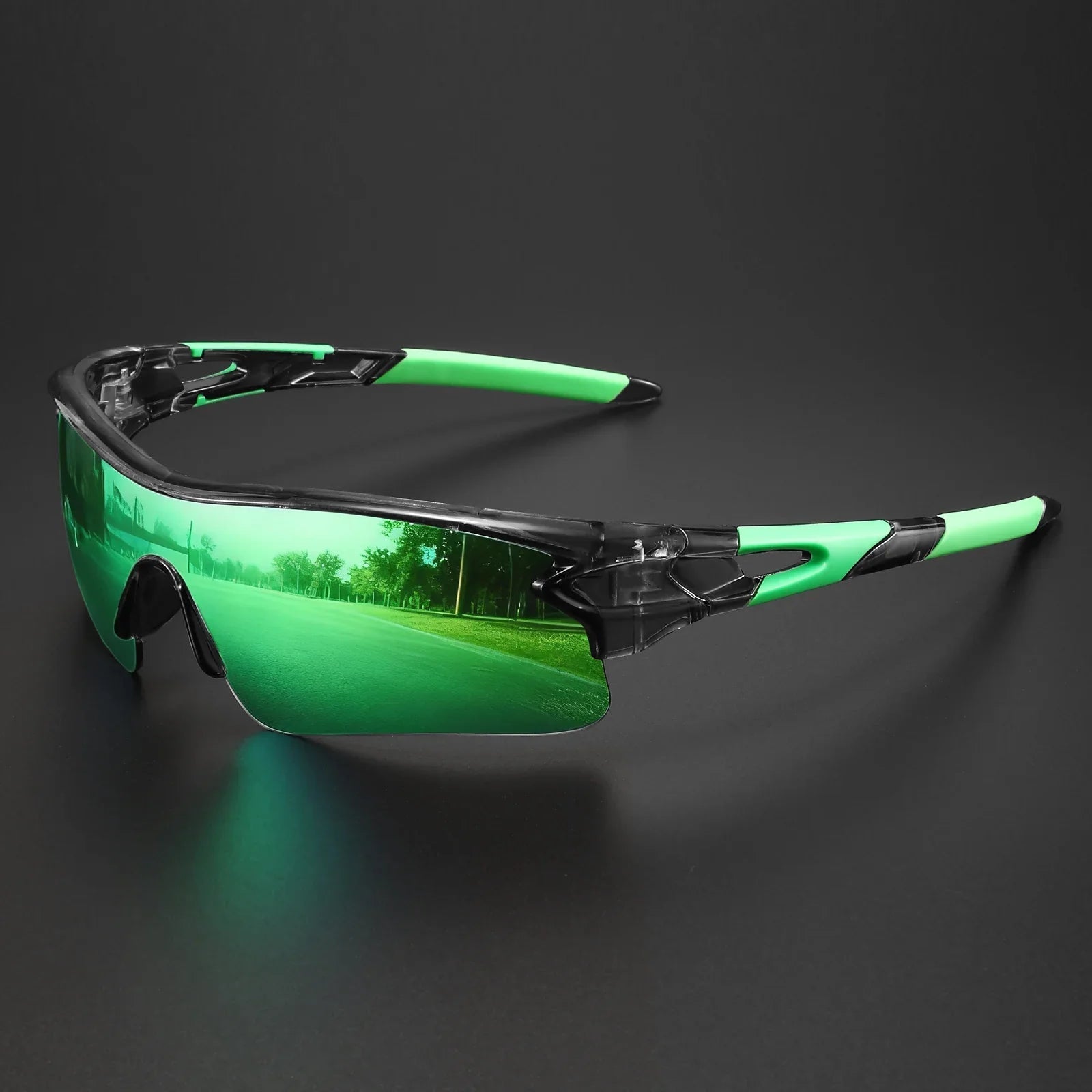 Sportowe Okulary Przeciwsłoneczne z Lustrzaną Soczewką, Lekkie okulary outdoor do aktywnego i miejskiego stylu