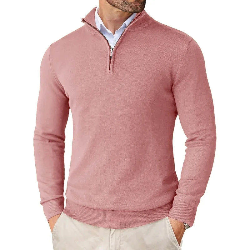 Sweter z Półzamkiem - Klasyczny Komfort i Nowoczesna Elegancja