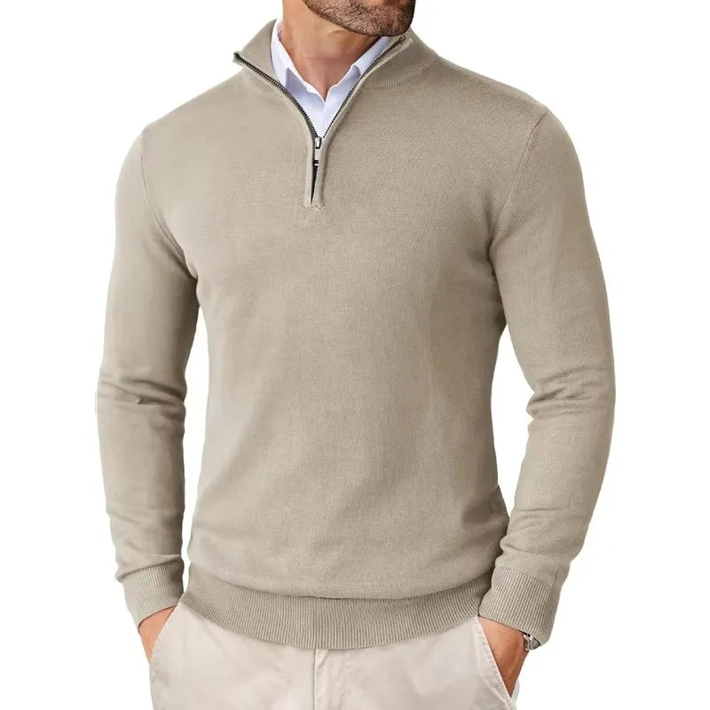 Sweter z Półzamkiem - Klasyczny Komfort i Nowoczesna Elegancja