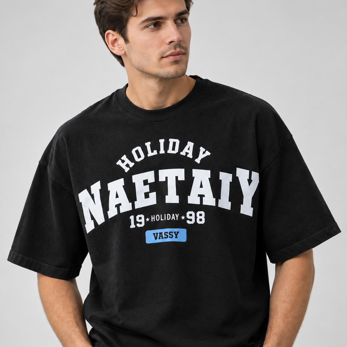 T-shirt – Gładkie wykończenie, luźny krój, swobodne stylizacje
