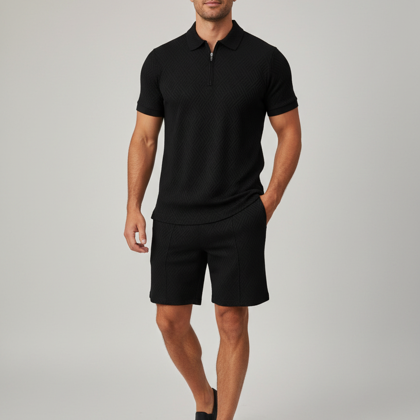 Zestaw Polo i Szorty – Wygodny fason, oddychający komplet, na co dzień i wakacje
